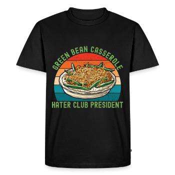 Green Bean Casserole - Men's Premium Organic T-Shirt - black - Front - Nico (187cm)
