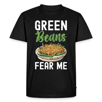 Green Bean Casserole - Men's Premium Organic T-Shirt - black - Front - Nico (187cm)