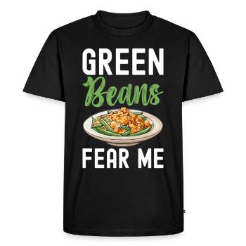 Green Bean Casserole - Men's Premium Organic T-Shirt - black - Front - Nico (187cm)