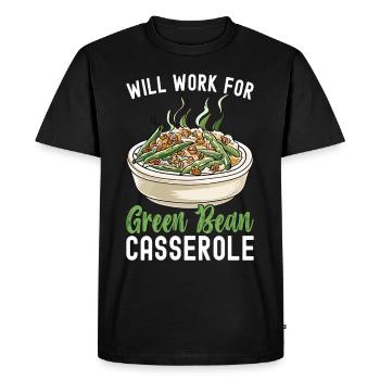 Green Bean Casserole - Men's Premium Organic T-Shirt - black - Front - Nico (187cm)