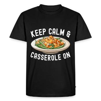 Green Bean Casserole - Men's Premium Organic T-Shirt - black - Front - Nico (187cm)