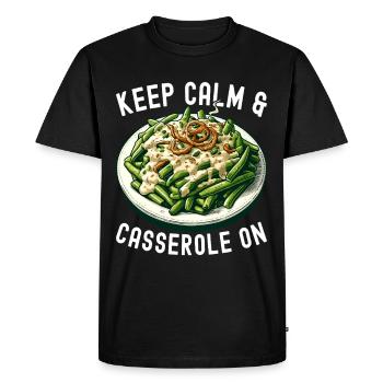 Green Bean Casserole - Men's Premium Organic T-Shirt - black - Front - Nico (187cm)
