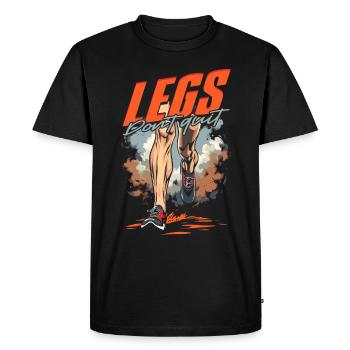 Marathon Marathon Runner Run Legs Don't Quit - Men's Premium Organic T-Shirt - black - Front - Nico (187cm)