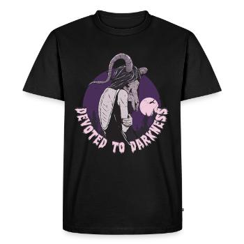 Romance sombre dévouée aux ténèbres - T-shirt Premium bio Homme - noir - Devant - Nico (187cm)
