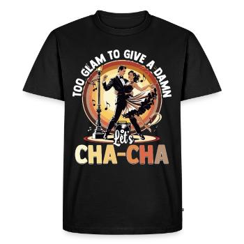 ChaCha Danse Danse Let’s Cha Cha - T-shirt Premium bio Homme - noir - Devant - Nico (187cm)