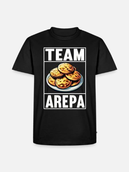 Venezuelan Arepas - Men's Premium Organic T-Shirt - black
