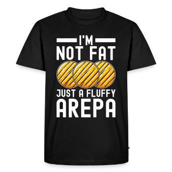 Arepas vénézuélienne - T-shirt Premium bio Homme - noir - Devant - Nico (187cm)