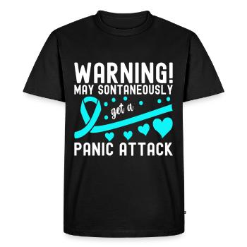 Trouble anxieux Trouble anxieux - T-shirt Premium bio Homme - noir - Devant - Nico (187cm)
