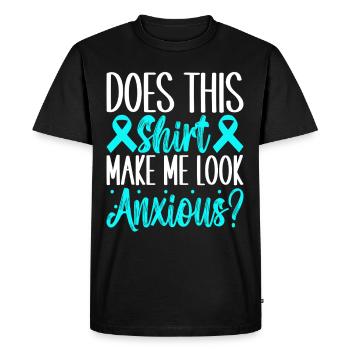 Trouble anxieux Trouble anxieux - T-shirt Premium bio Homme - noir - Devant - Nico (187cm)