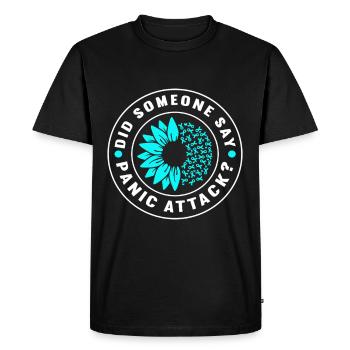 Trouble anxieux Trouble anxieux - T-shirt Premium bio Homme - noir - Devant - Nico (187cm)