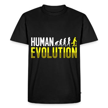 Scooter Rider Electric E-Scooter Locomotion - Men's Premium Organic T-Shirt - black - Front - Nico (187cm)