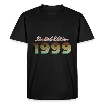 25e anniversaire Édition Limitée SCR 1999 - T-shirt Premium bio Homme - noir - Devant - Nico (187cm)