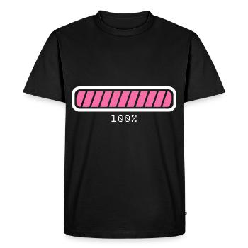 Chargement du cadeau de chargement - T-shirt Premium bio Homme - noir - Devant - Nico (187cm)