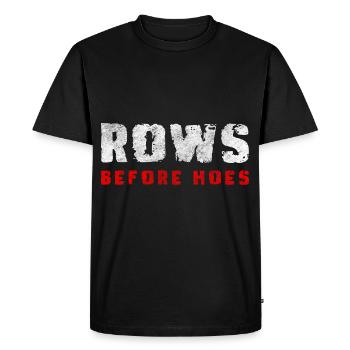 rowing machine athlete body sculling - Men's Premium Organic T-Shirt - black - Front - Nico (187cm)
