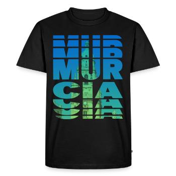 Murcia Spain City Skyline Home Love Holidays - Men's Premium Organic T-Shirt - black - Front - Nico (187cm)