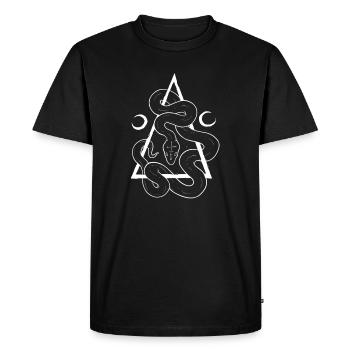 Serpent evil - T-shirt Premium bio Homme - noir - Devant - Nico (187cm)