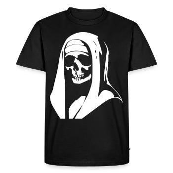L’attrait des ténèbres Nonne impie, gothique et oc - T-shirt Premium bio Homme - noir - Devant - Nico (187cm)