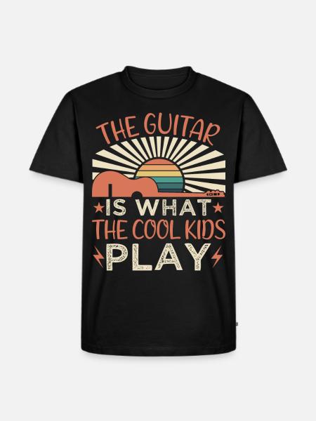 Funny guitar saying - Men's Premium Organic T-Shirt - black