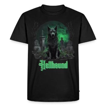 Hellhound - T-shirt Premium bio Homme - noir - Devant - Nico (187cm)
