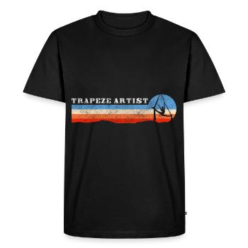 Chapiteau de cirque - T-shirt Premium bio Homme - noir - Devant - Nico (187cm)