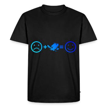 Tauchen Diving Scuba Diver Diver Scuba Tauchen - Men's Premium Organic T-Shirt - black - Front - Nico (187cm)