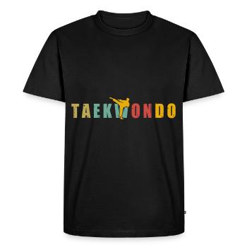 Taekwondo - T-shirt Premium bio Homme - noir - Devant - Nico (187cm)