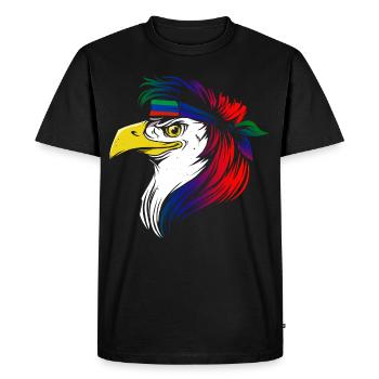 Daghestan - T-shirt Premium bio Homme - noir - Devant - Nico (187cm)