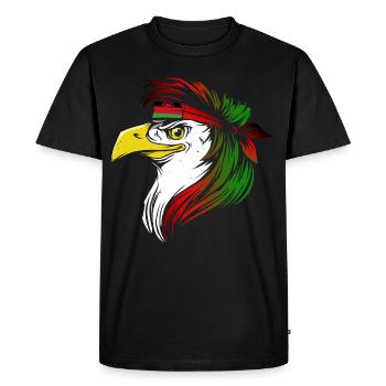 Malawi - T-shirt Premium bio Homme - noir - Devant - Nico (187cm)