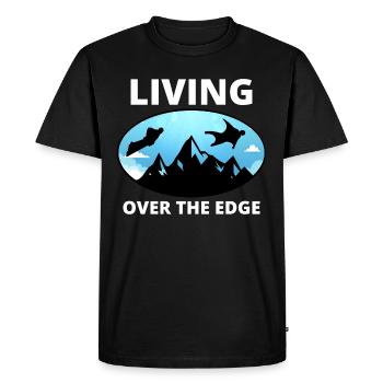 Wingsuit volant Base Jumping Parachutisme Wingsuit - T-shirt Premium bio Homme - noir - Devant - Nico (187cm)
