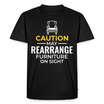 Interior Designer Decoration Design Professional - Men's Premium Organic T-Shirt - black - Front - Nico (187cm)