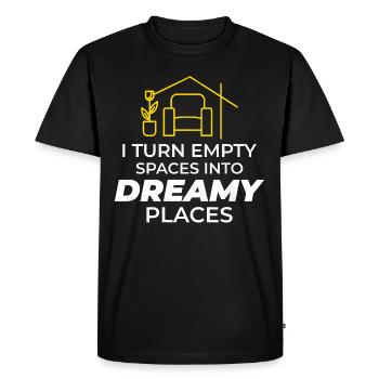 Interior Designer Decoration Design Professional - Men's Premium Organic T-Shirt - black - Front - Nico (187cm)