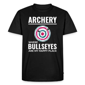 Archery Targets Archer Bullseye Shooting Sport - Men's Premium Organic T-Shirt - black - Front - Nico (187cm)
