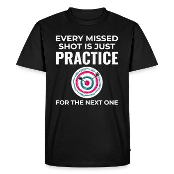 Archery Targets Archer Bullseye Shooting Sport - Men's Premium Organic T-Shirt - black - Front - Nico (187cm)