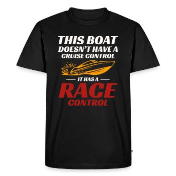 Speedboat Racing for Drivers and Powerboat Fans - Men's Premium Organic T-Shirt - black - Front - Nico (187cm)