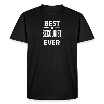 Meilleur secouriste de tous les temps - T-shirt Premium bio Homme - noir - Devant - Nico (187cm)