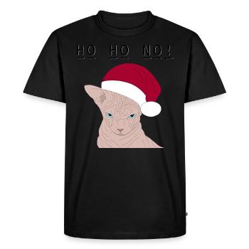 Ho ho non ! - T-shirt Premium bio Homme - noir - Devant - Nico (187cm)