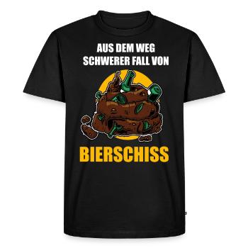 Out of the Way Severe Case of Beer Beer - Men's Premium Organic T-Shirt - black - Front - Nico (187cm)