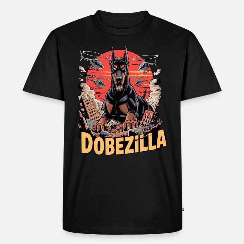 Dobezilla – Der Wachhund der Apokalypse - Männer Premium Bio T-Shirt - Schwarz