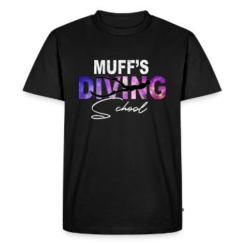 L’école de plongée de Muff - T-shirt Premium bio Homme - noir - Devant - Nico (187cm)