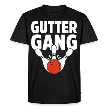 Bowling Bowler Gutter Strike Replacement Needles - Men's Premium Organic T-Shirt - black - Front - Nico (187cm)