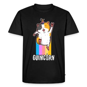 Guinicorne - T-shirt Premium bio Homme - noir - Devant - Nico (187cm)