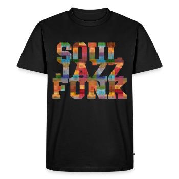 Soul Jazz Funk vintage - T-shirt Premium bio Homme - noir - Devant - Nico (187cm)