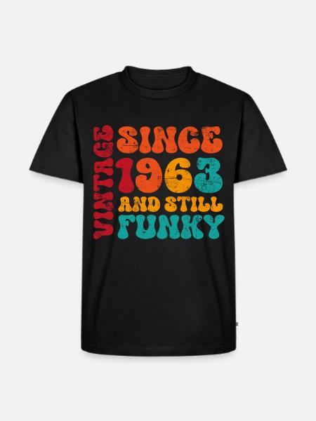 Millésime 1963 - T-shirt Premium bio Homme - noir