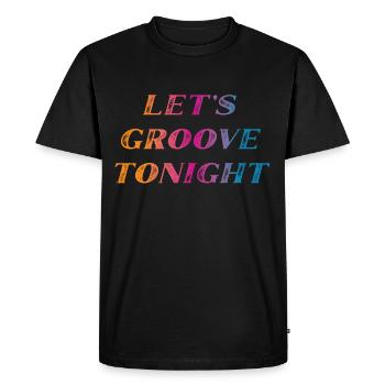 Groove ce soir - T-shirt Premium bio Homme - noir - Devant - Nico (187cm)