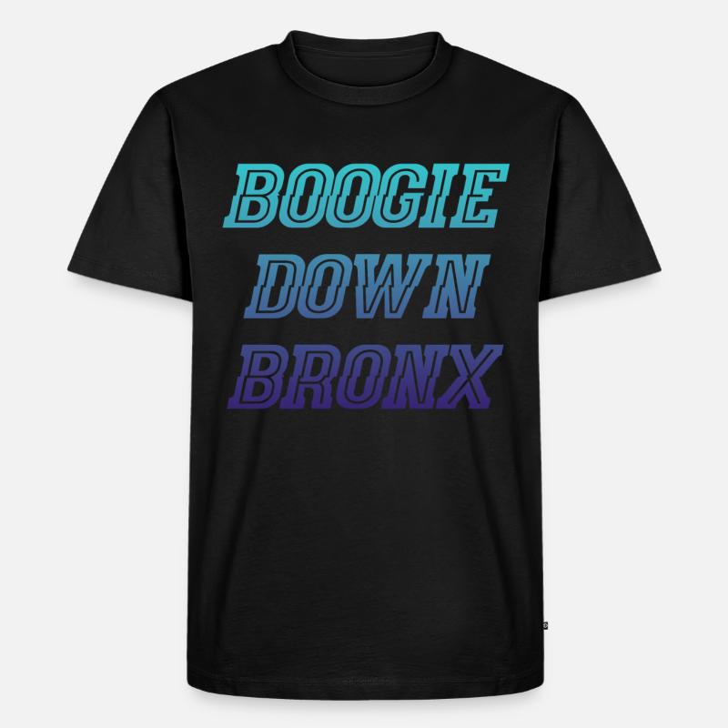 Boogie Down Bronx - Männer Premium Bio T-Shirt - Schwarz