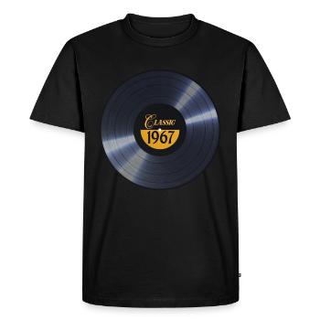 Millésime 1967 - T-shirt Premium bio Homme - noir - Devant - Nico (187cm)