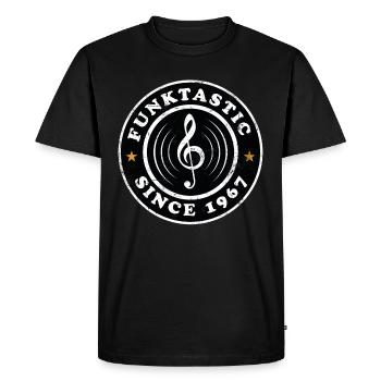 Millésime 1967 - T-shirt Premium bio Homme - noir - Devant - Nico (187cm)