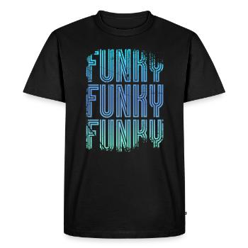 Malodorant - T-shirt Premium bio Homme - noir - Devant - Nico (187cm)