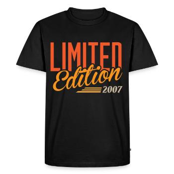 2007 Année de naissance - T-shirt Premium bio Homme - noir - Devant - Nico (187cm)