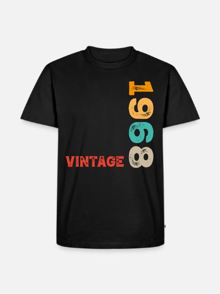Millésime 1968 - T-shirt Premium bio Homme - noir